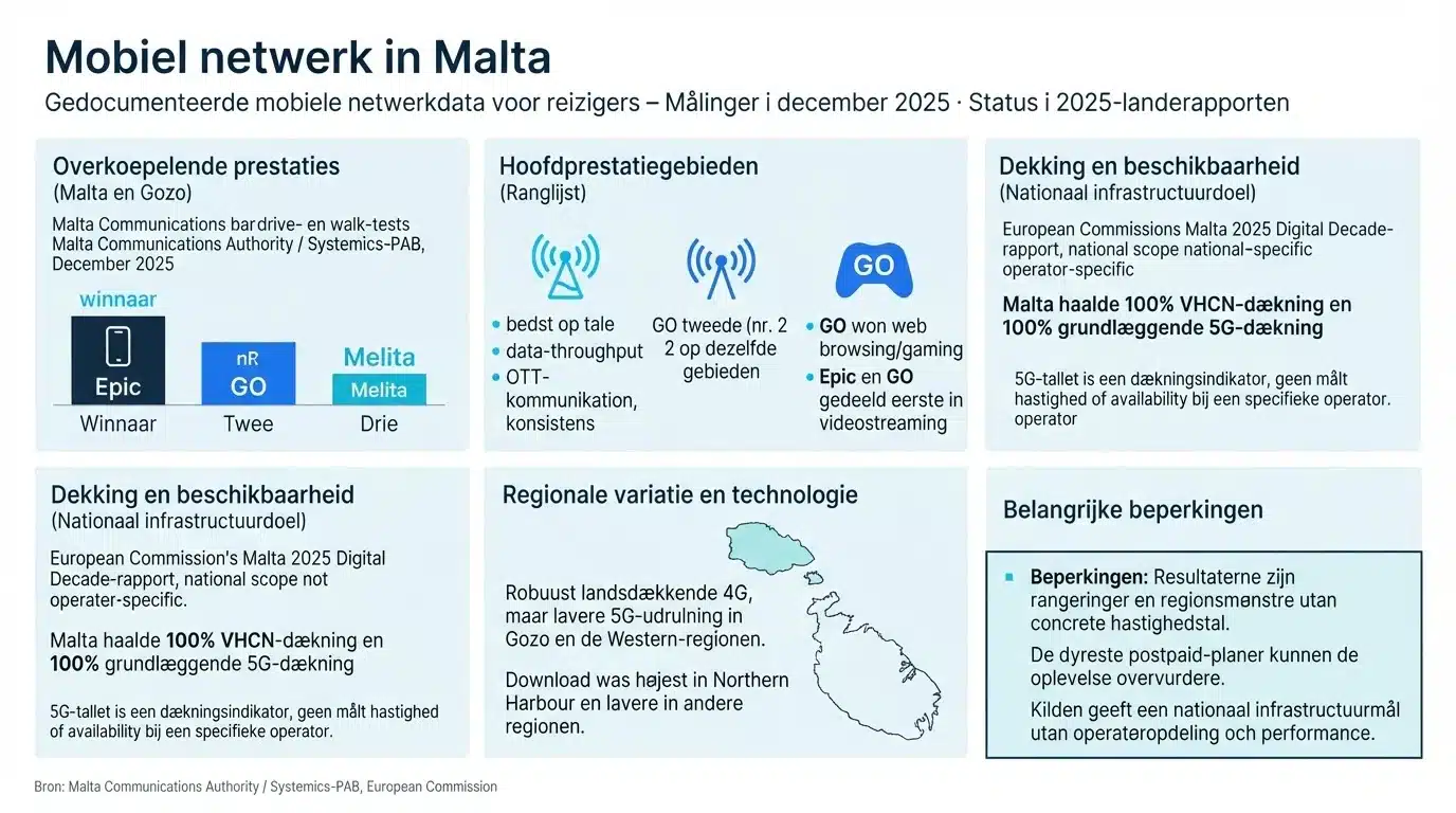 Mobiel netwerk in Malta