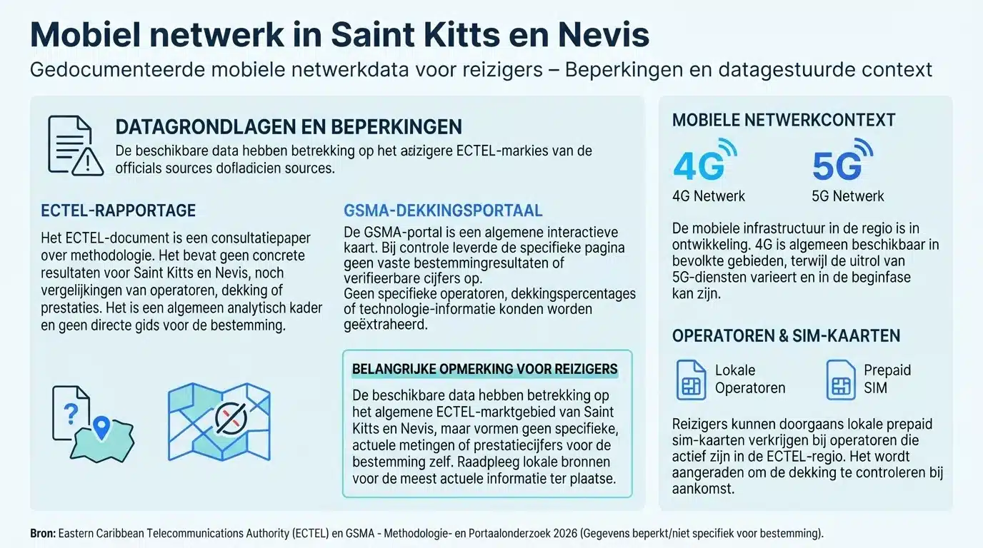 Mobiel netwerk in Saint Kitts en Nevis